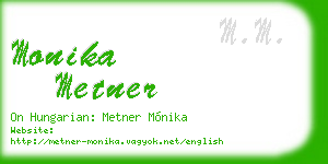 monika metner business card
